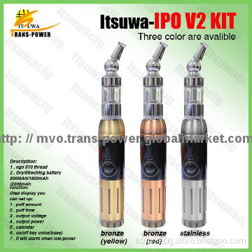 itsuwa electronic cigarette with multi-funtion IPO kit